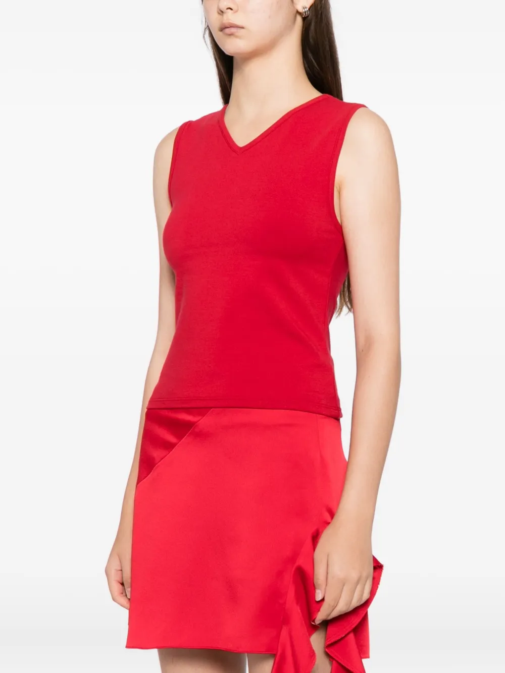 Reformation Wren top Rood