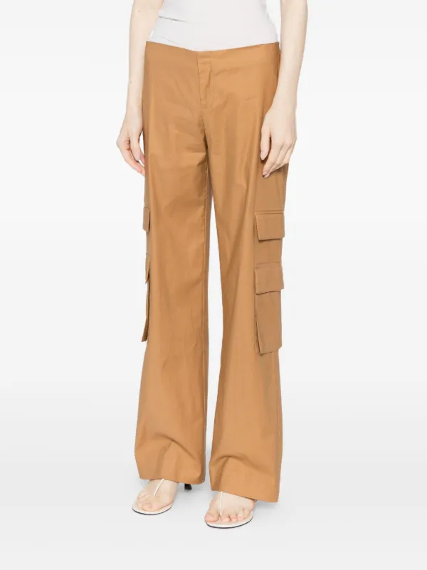 Reformation Vida Pants Brown FARFETCH SG