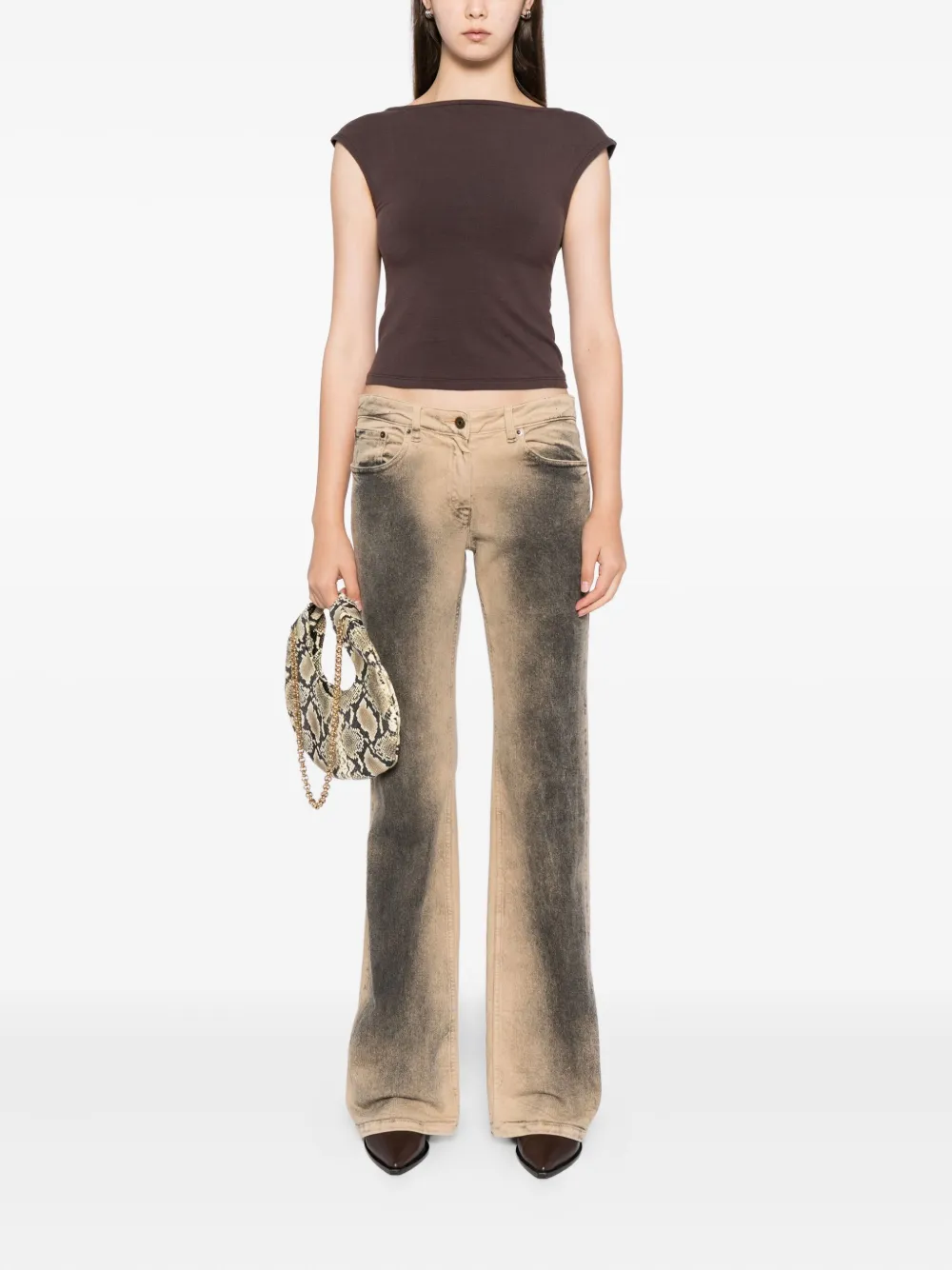 Reformation Darra top - Bruin