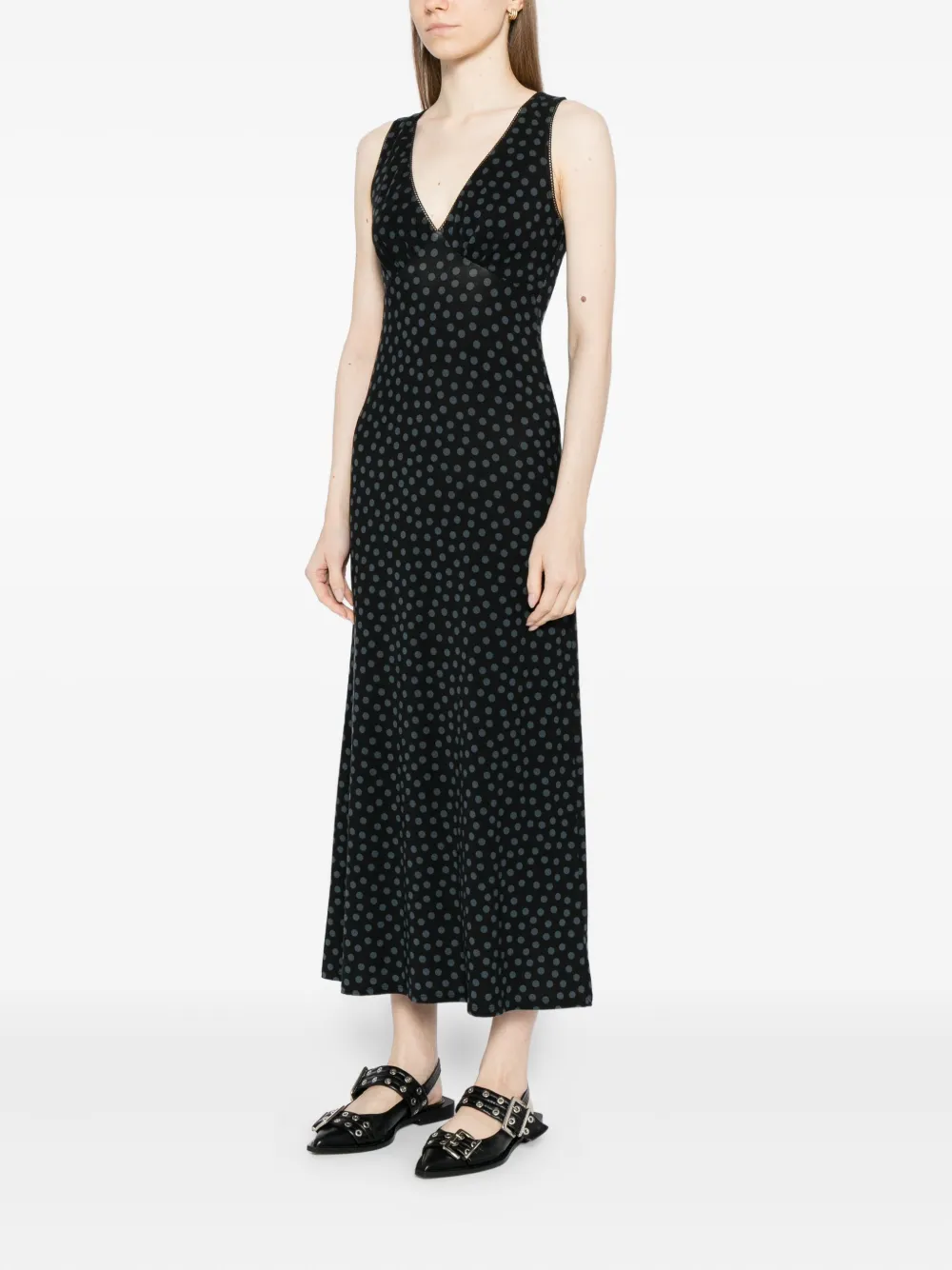 Reformation Brayden jurk Zwart