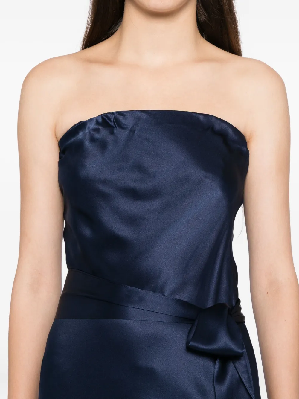 Reformation Oren jurk Blauw