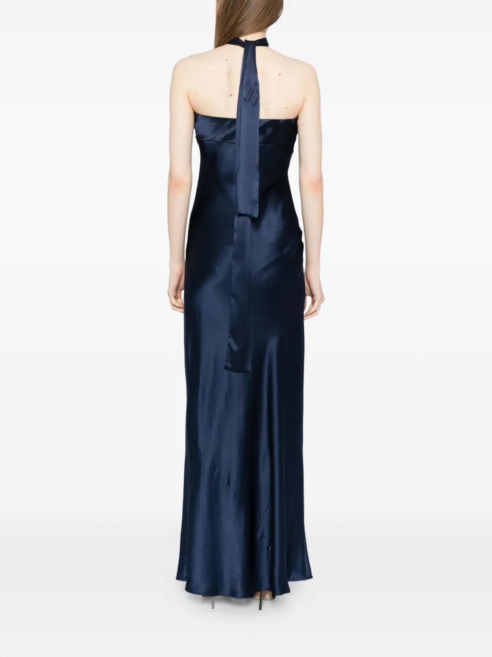 Reformation Oren jurk Blauw