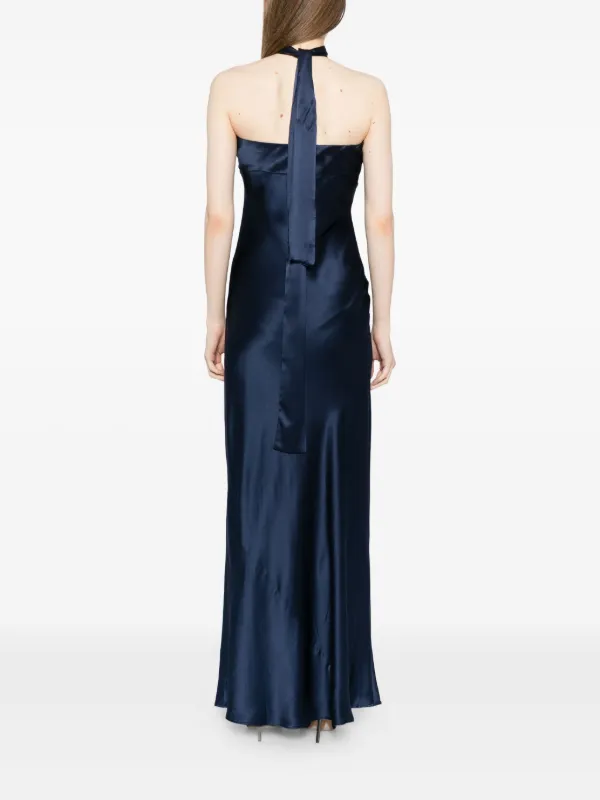 slim fit dress slacks Reformation // Black Tiered Maxi Dress – VSP Consignment main image 1