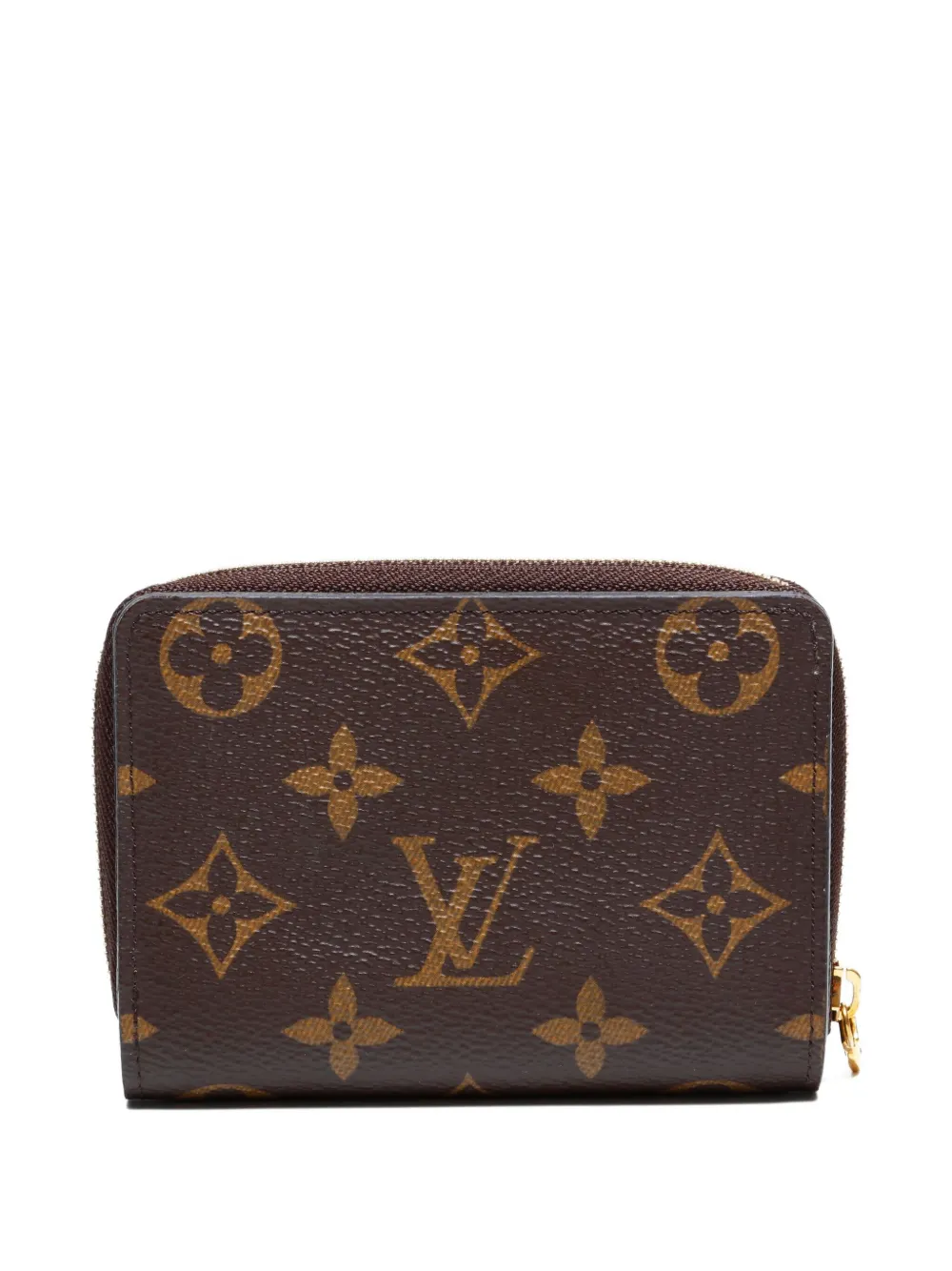 Pre-owned Louis Vuitton 2021-2025 Monogram Reverse Wallet In Brown