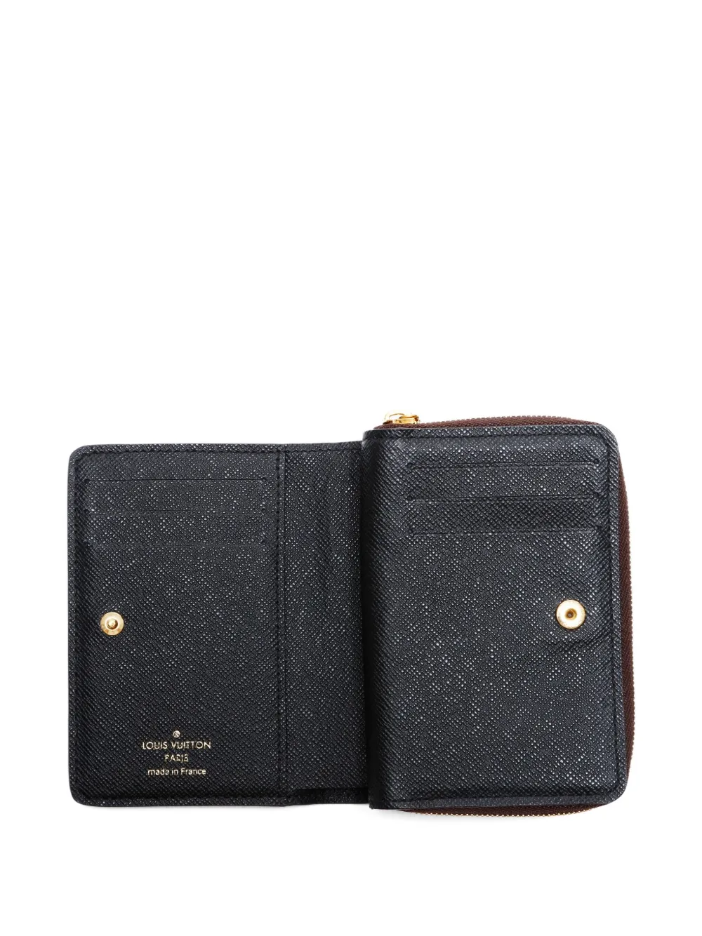 Pre-owned Louis Vuitton 2021-2025 Monogram Reverse Wallet In Brown