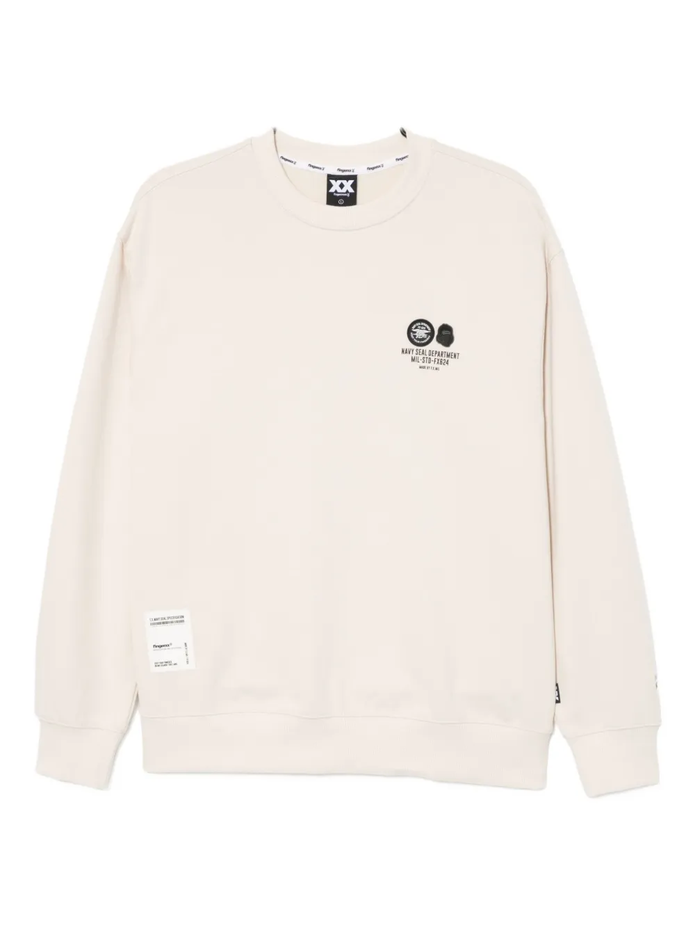Fingercroxx Navy Seal Sweatshirt In Neutral