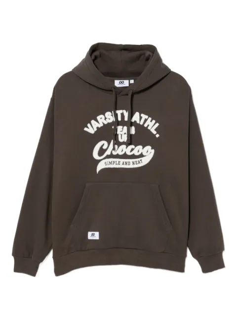 CHOCOOLATE logo-appliqué hoodie