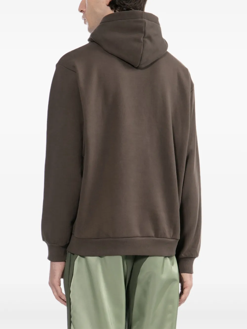 CHOCOOLATE Hoodie met logo-applicatie Bruin