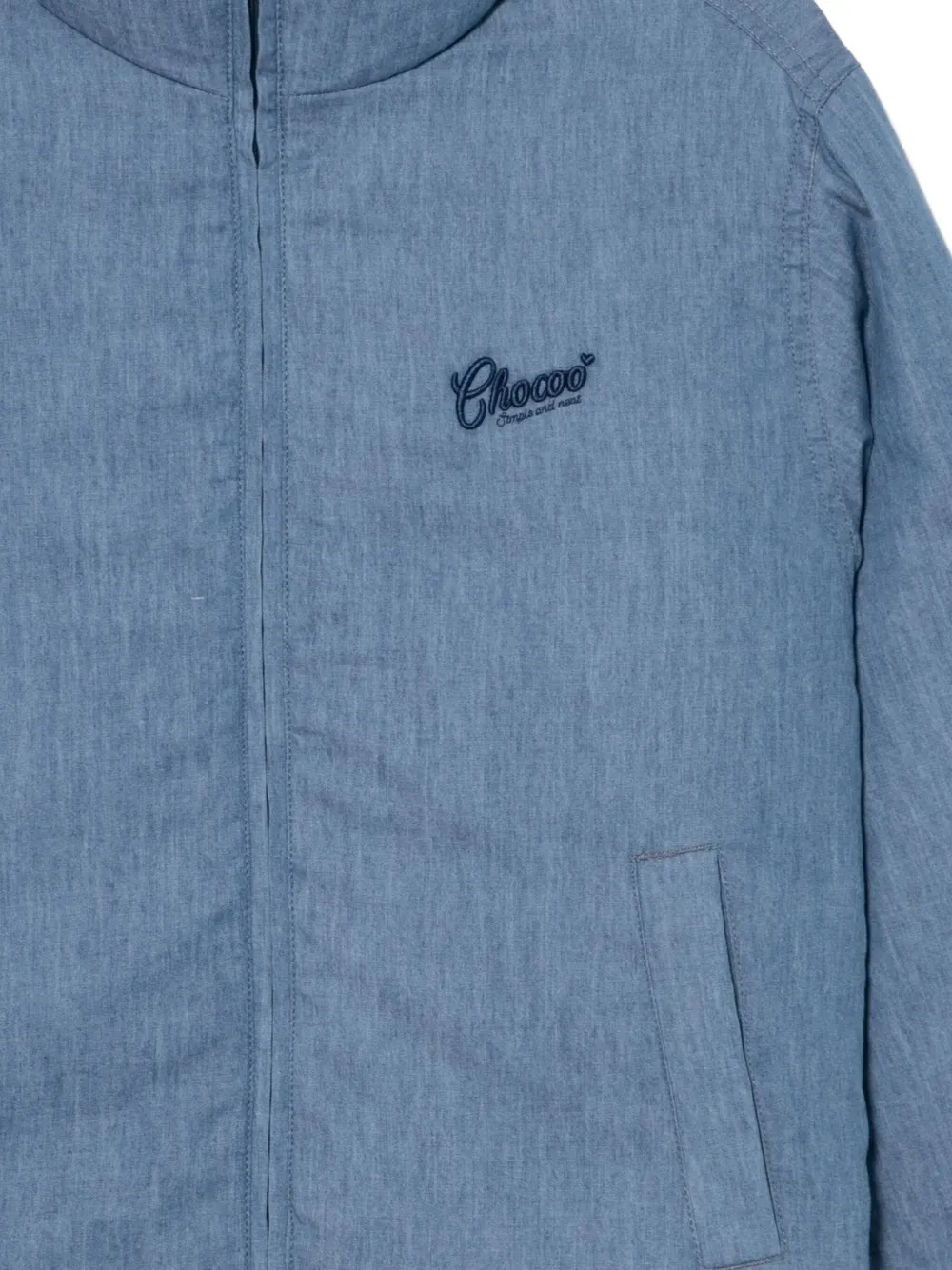 Chocoolate Logo-embroidered Jacket In Blue
