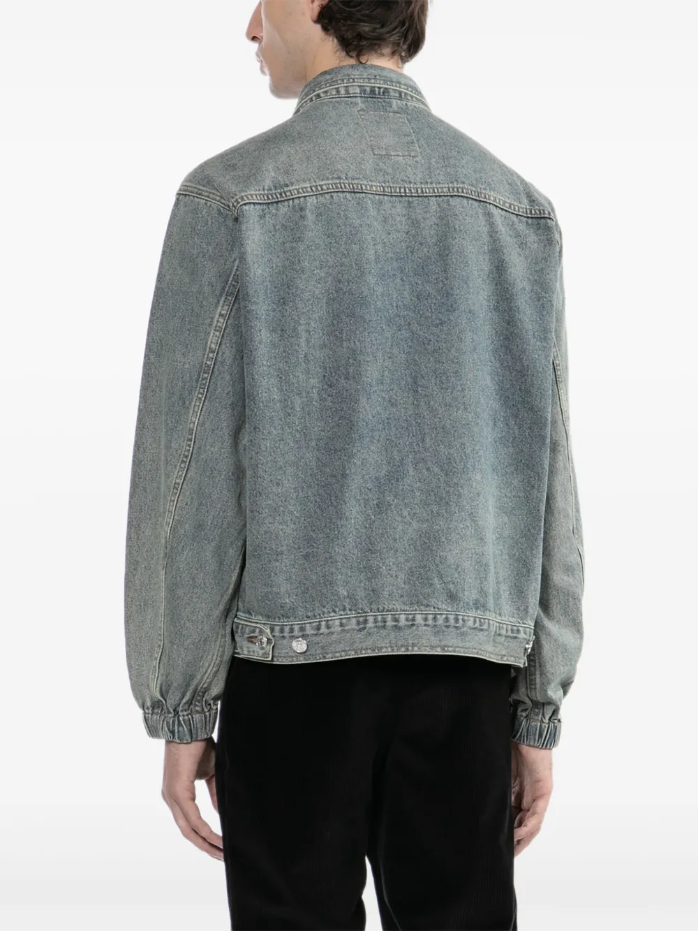 CHOCOOLATE Denim jack met logo Blauw