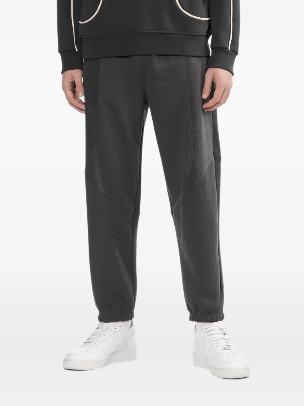 FIVE CM Broek met geborduurd logo Grijs