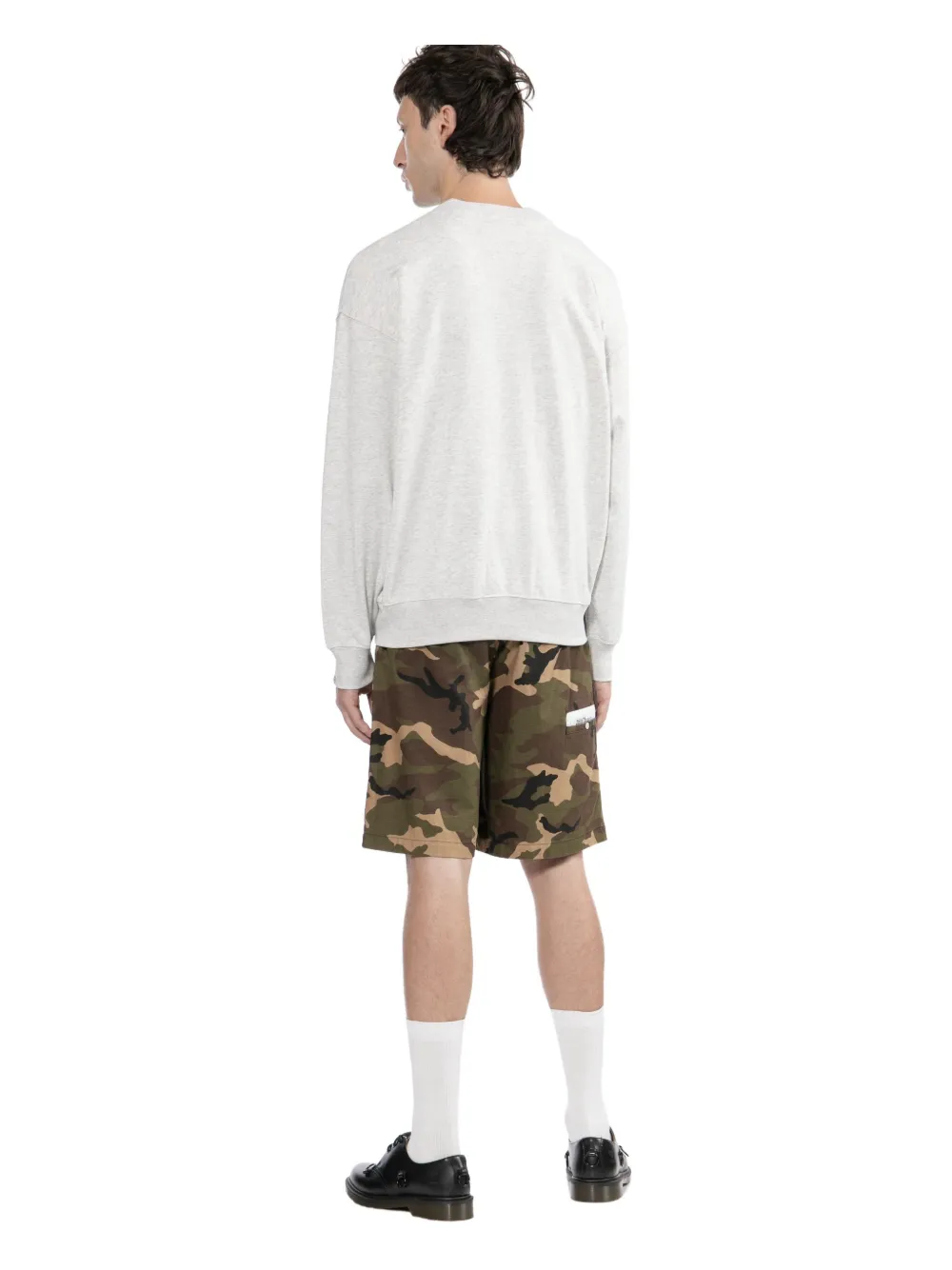 Aape By A Bathing Ape Logo-appliqué Sweatshirt In Gray