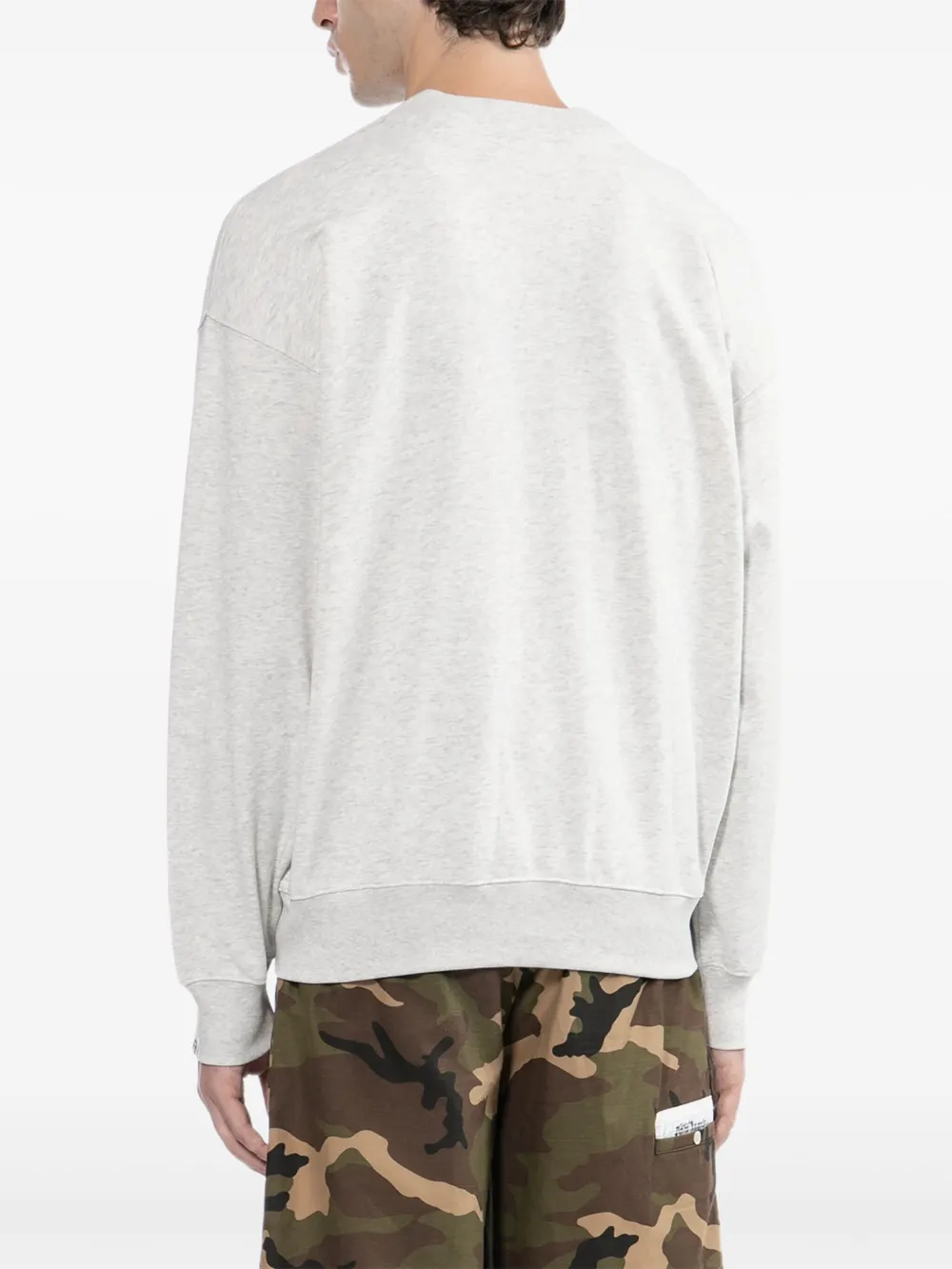 AAPE BY *A BATHING APE Sweater met logopatch Grijs