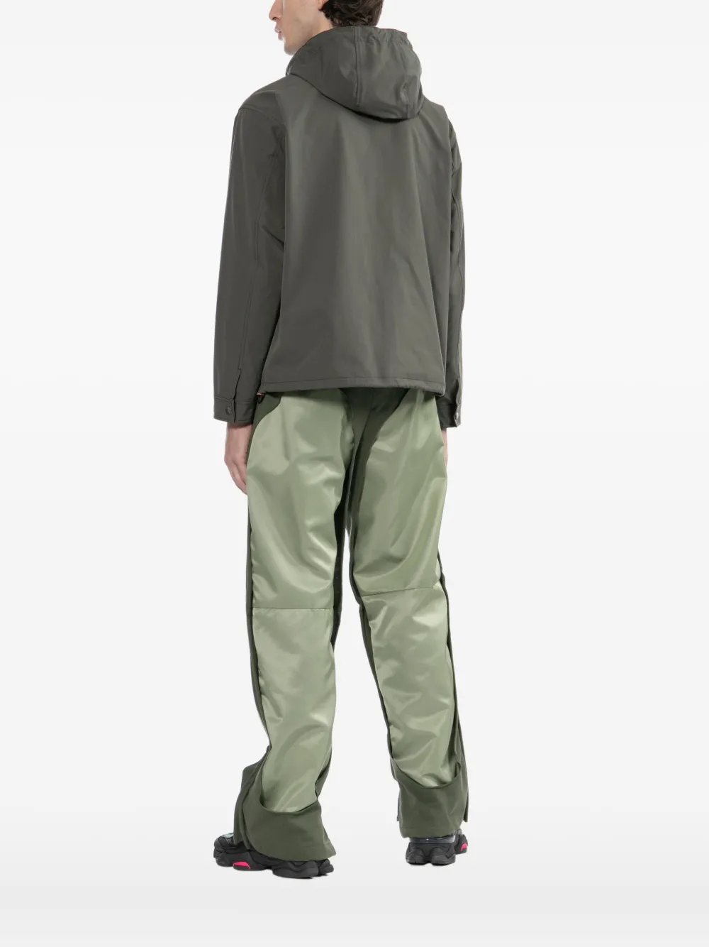 Chocoolate Detachable-hooded Jacket In Green
