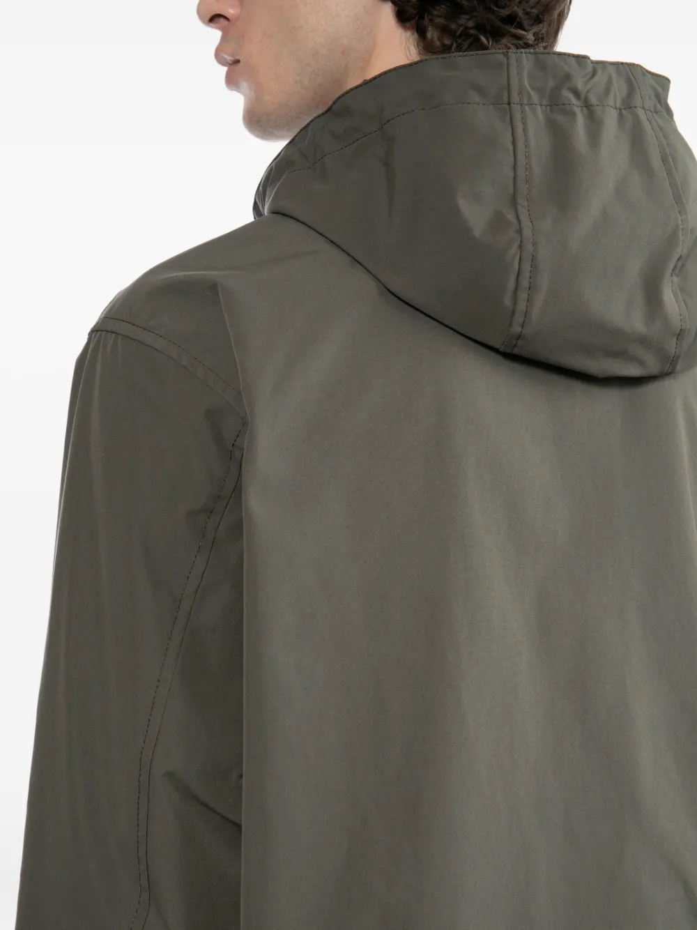 Chocoolate Detachable-hooded Jacket In Green