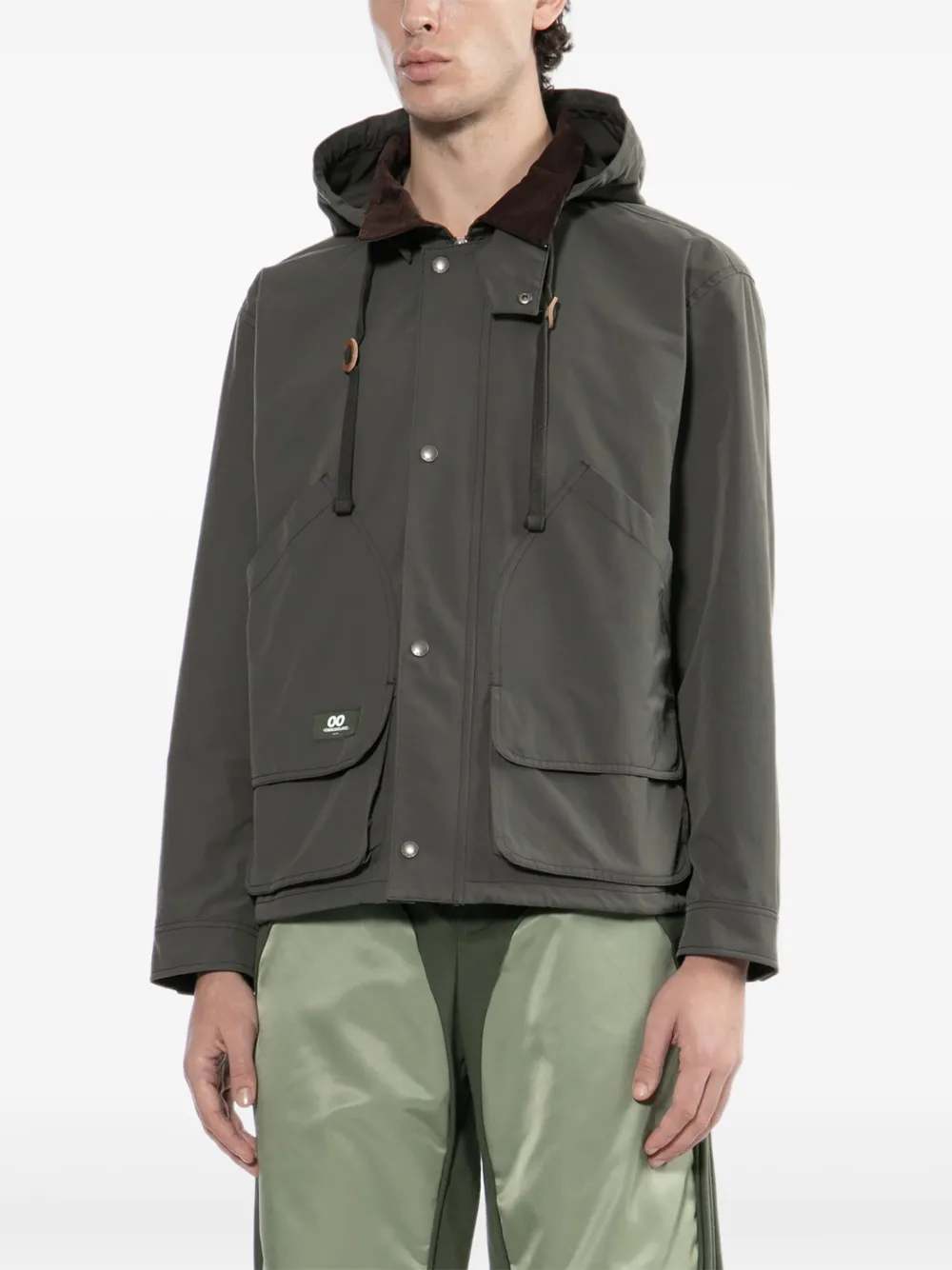 CHOCOOLATE Jack met afneembare capuchon Groen