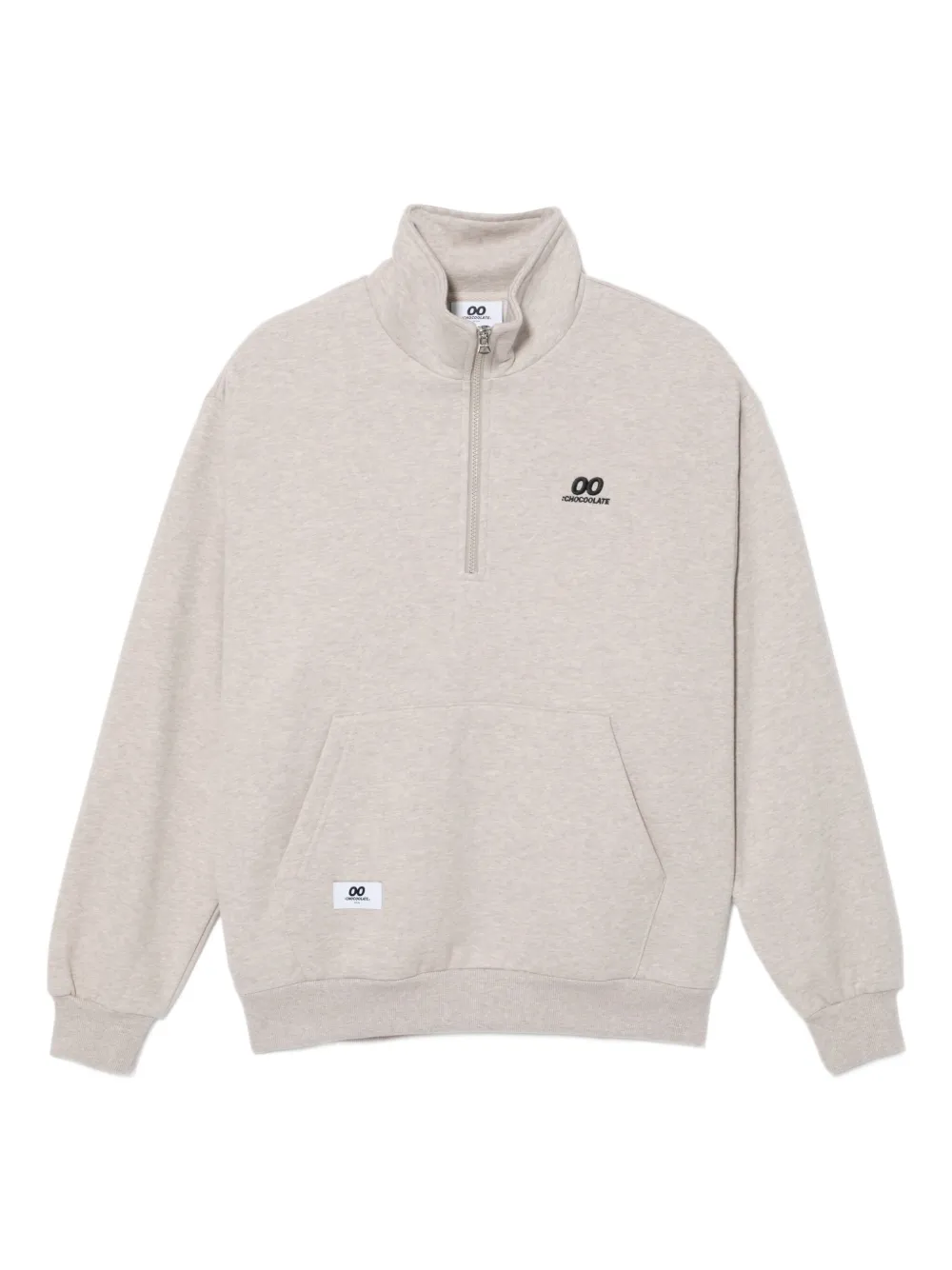 CHOCOOLATE logo zip-up sweatshirt | Neutrals | Image 1