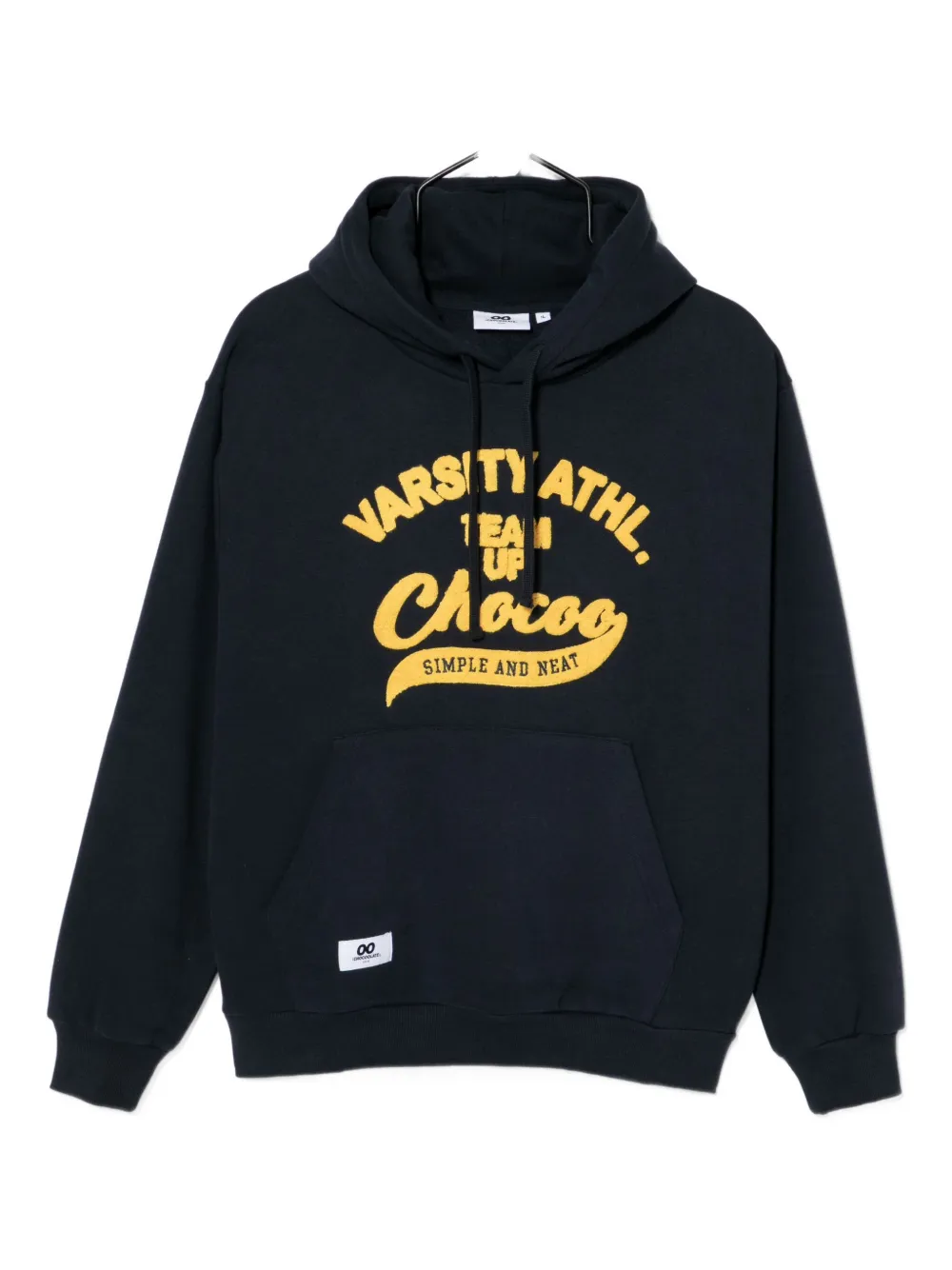 Chocoolate Logo-appliqué Hoodie In Blue