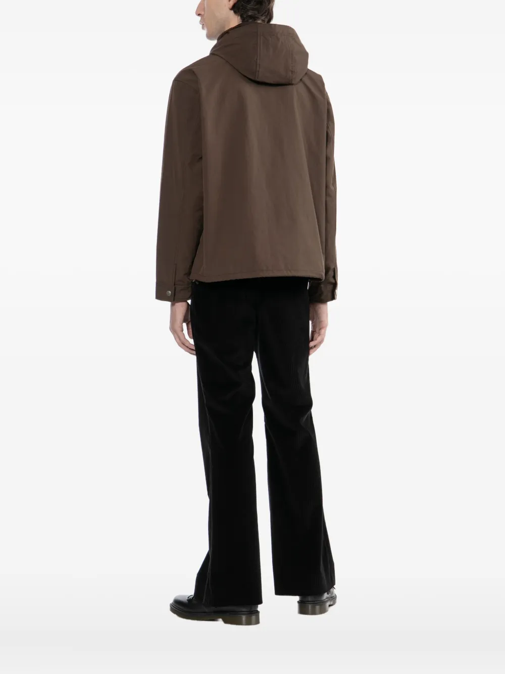 Chocoolate Detachable-hooded Jacket In Brown