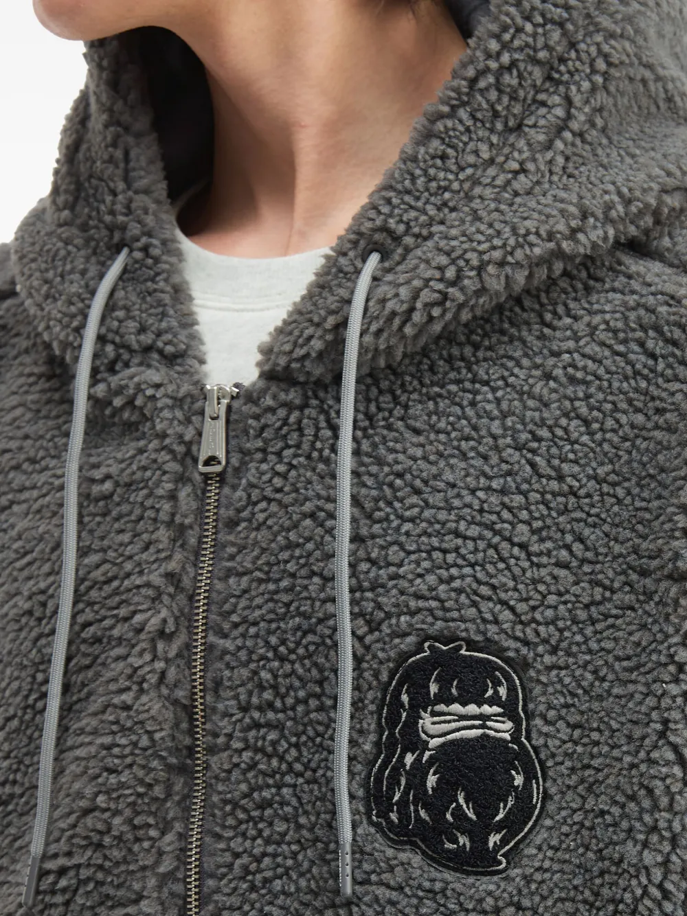 FINGERCROXX Jack met capuchon Grijs