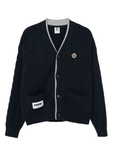AAPE BY *A BATHING APE® logo-embroidered cardigan