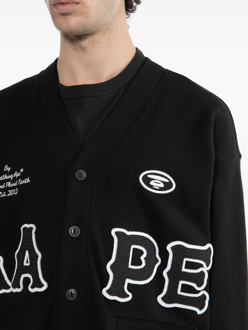 Aape By A Bathing Ape Moonface Sweatshirt In Black