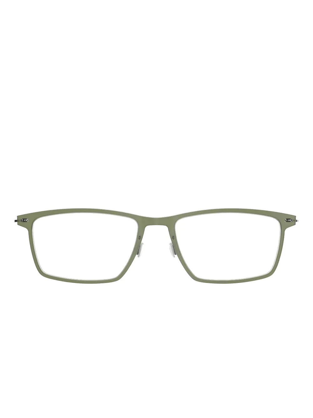 Lindberg square-frame glasses | Green | Image 1