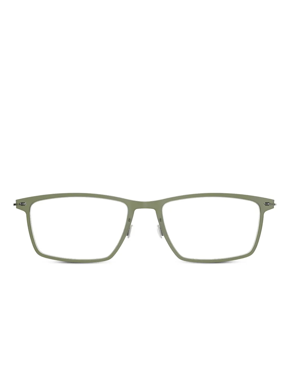 Lindberg square-frame glasses | Green | Image 1