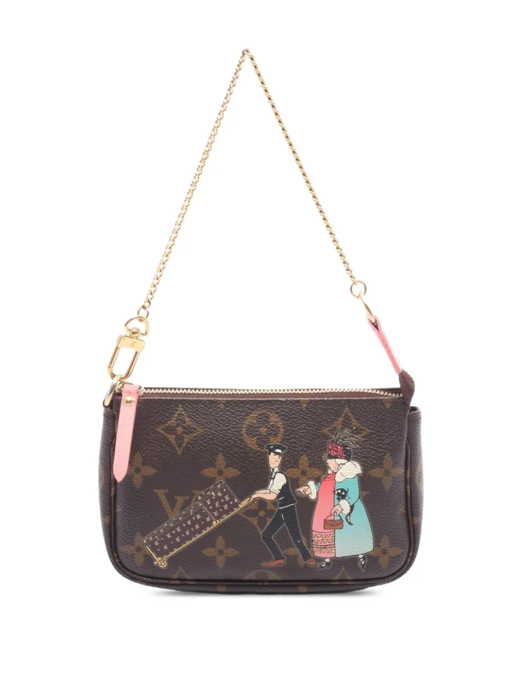 Louis Vuitton Pre-Owned 2011 モノグラム イリュストレ ミニ ポシェット アクセソワール ハンドバッグ - Louis Vuitton Pre-Owned 2011 モノグラム イリュストレ ミニ ポシェット アクセソワール ハンドバッグ -