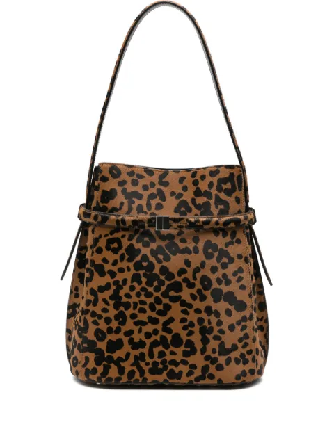TOTEME leopard-print shoulder bag