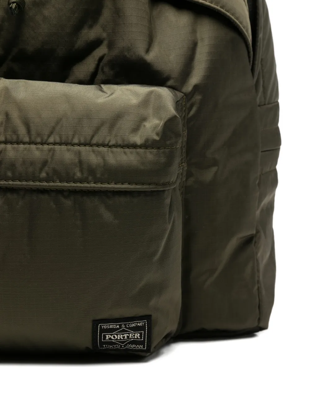 Porter Double Pack Daypack Small Backpack In Green