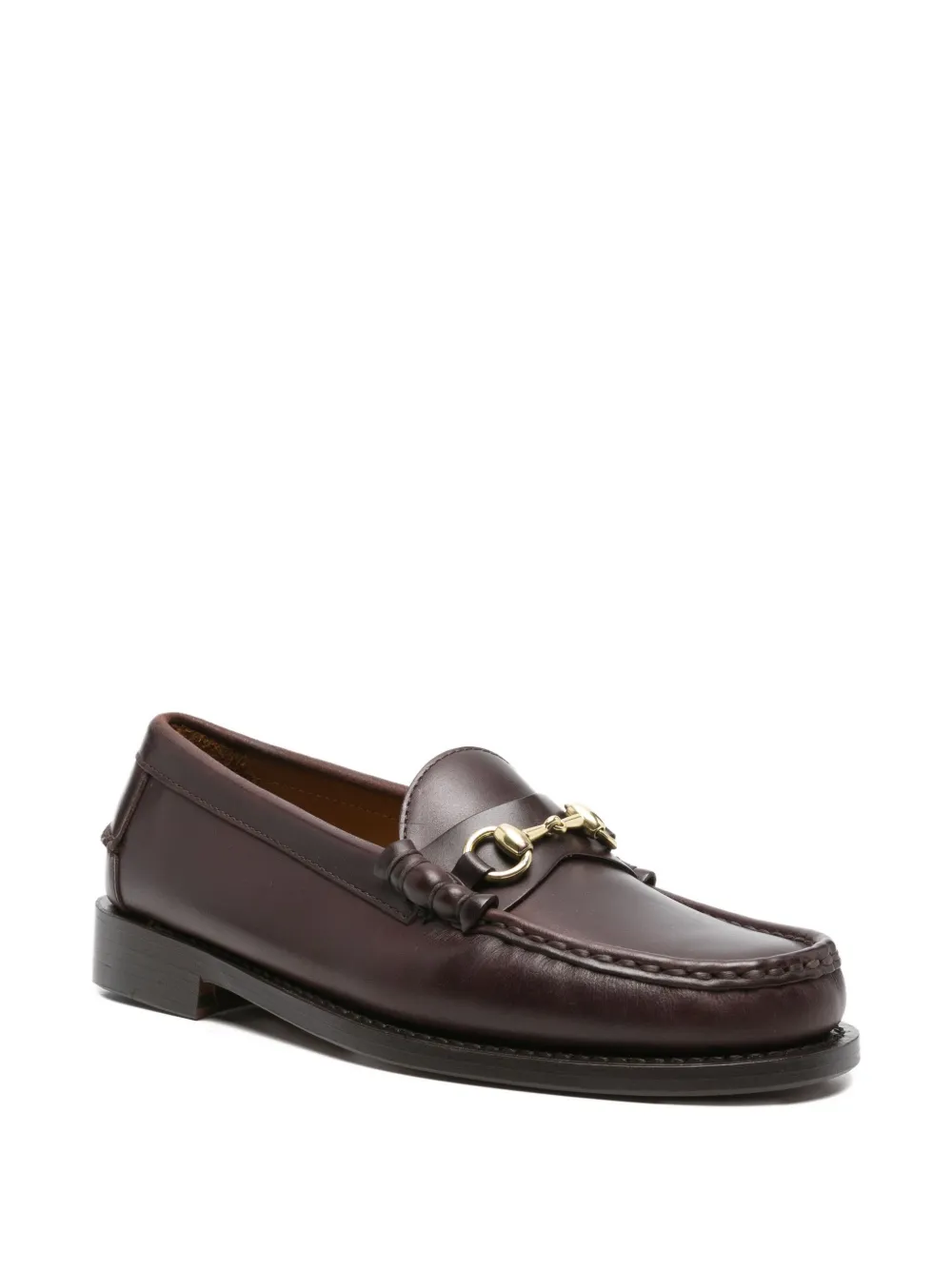 Sebago horsebit leather loafers - Bruin