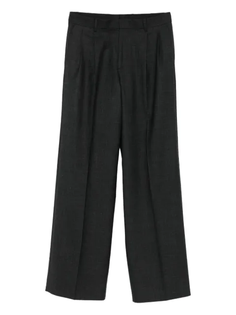 Sunflower pleated wool trousers