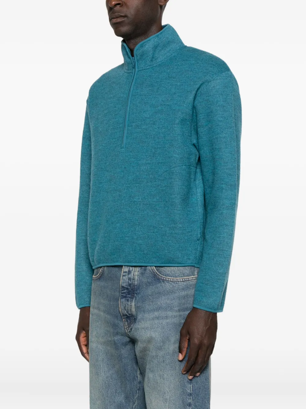 Sunflower Half-zip Sweatshirt In Blue