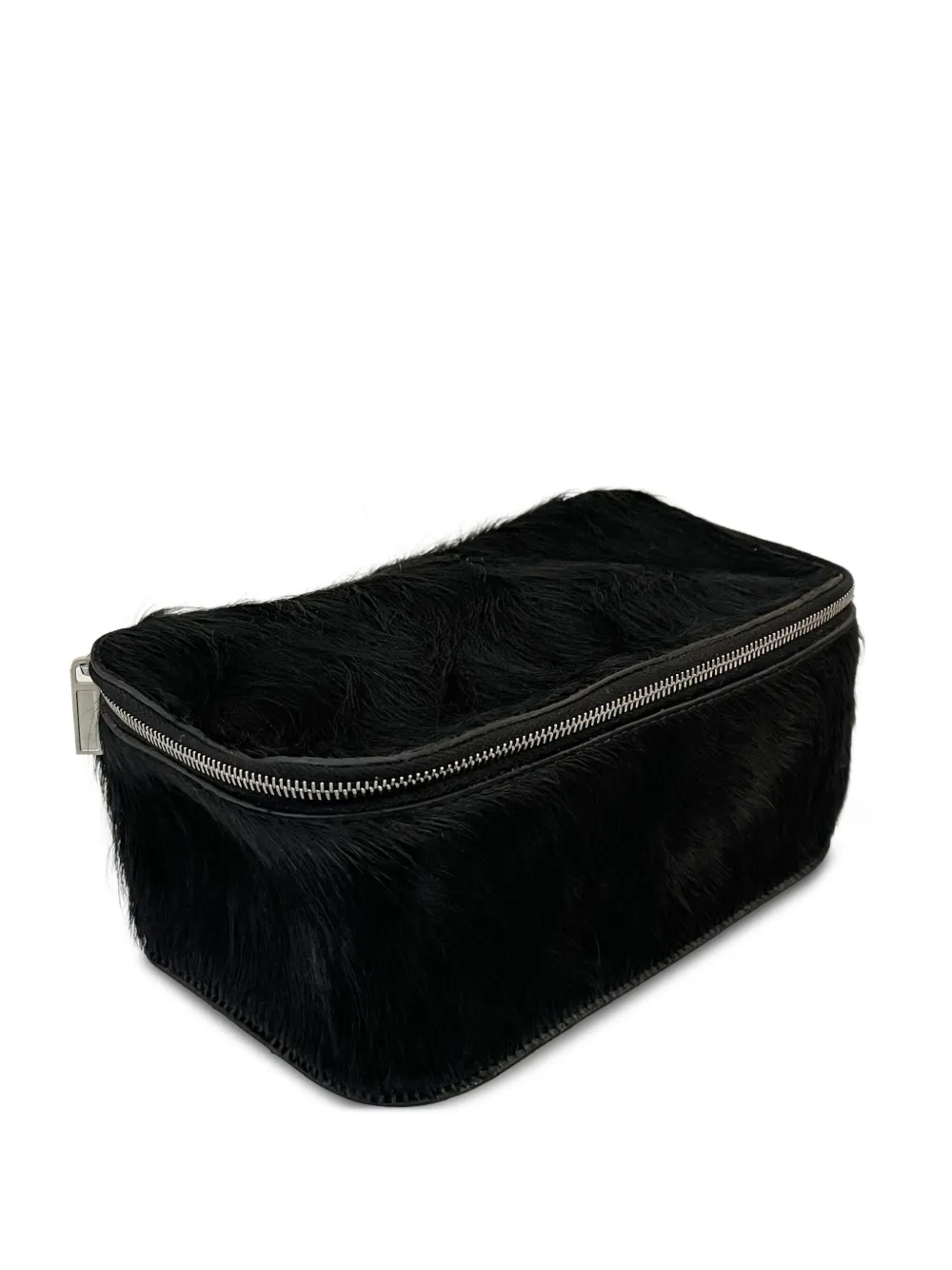 Rick Owens medium all around-zip make up bag | Black | Image 1