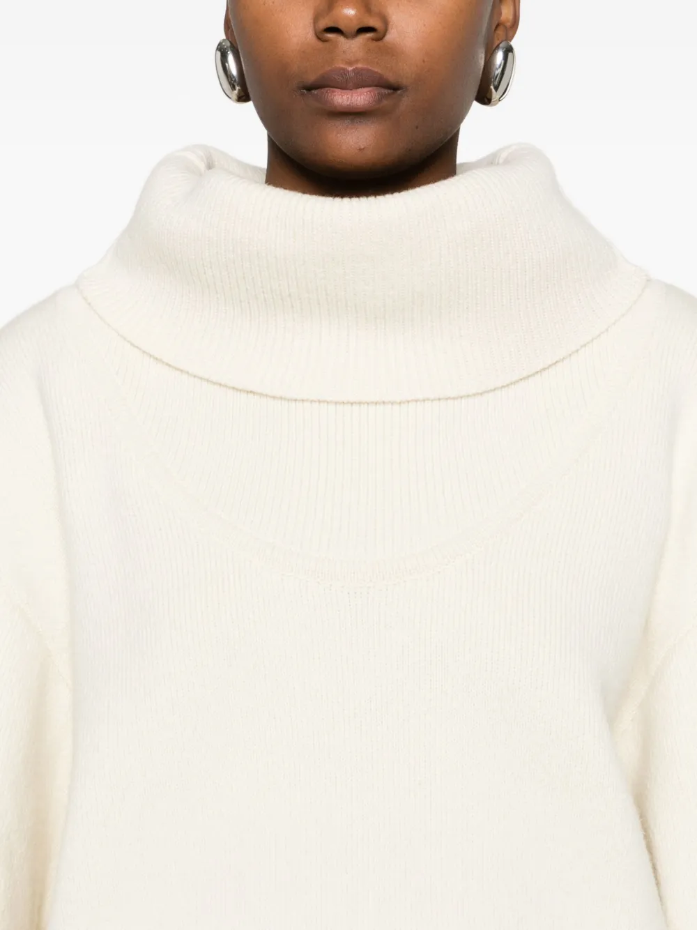 Jacquemus Geribbelde jurk Wit