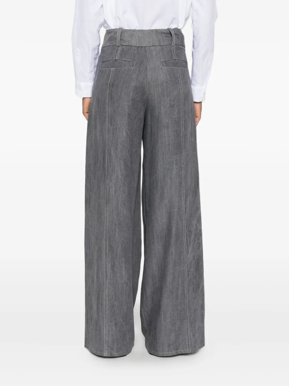Uli Schneider Belted Jeans In Animal Print