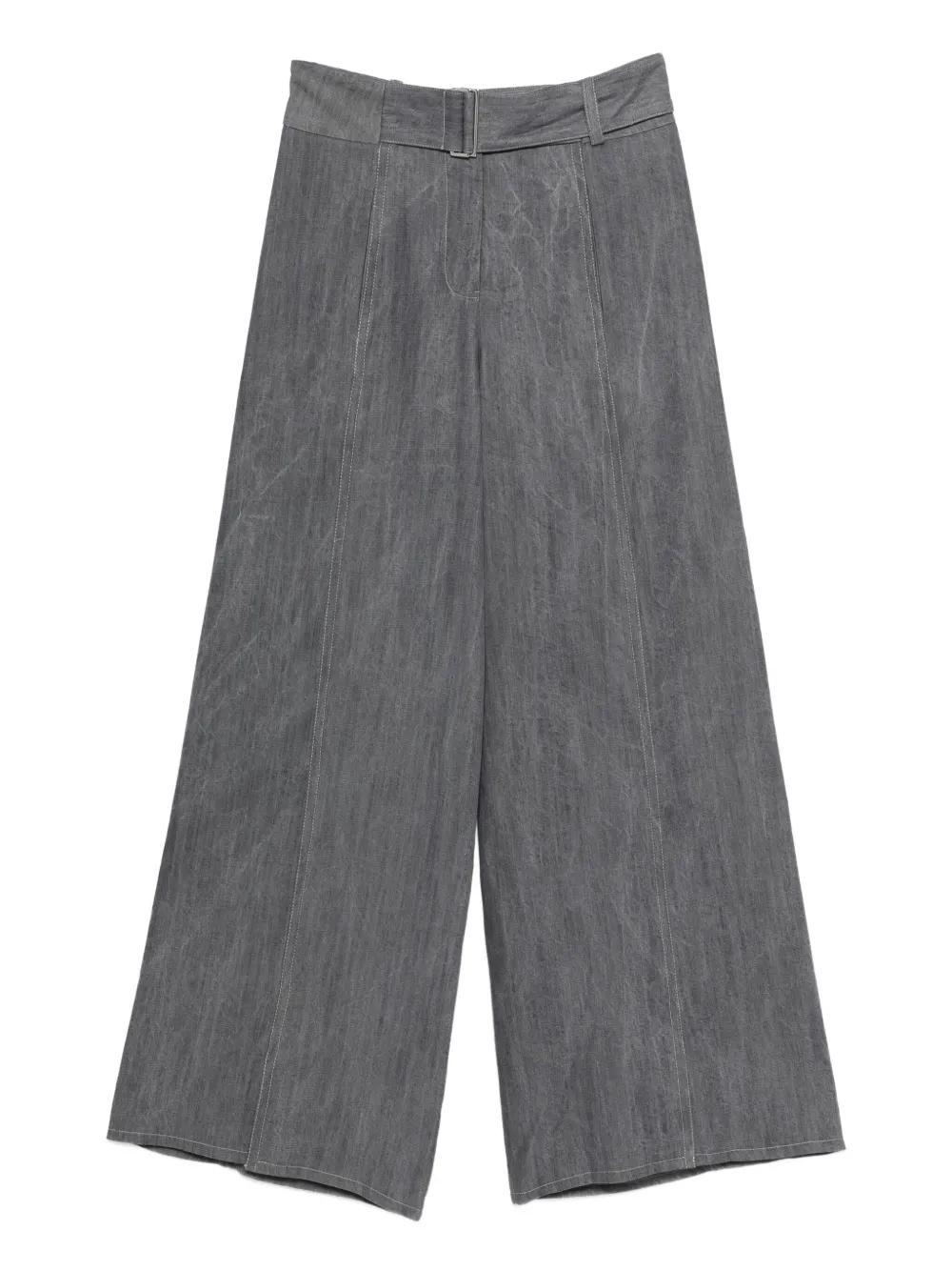 ULI SCHNEIDER belted jeans | Grey | Image 1