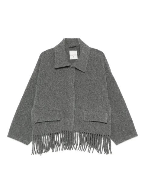 ULI SCHNEIDER fringed wool jacket