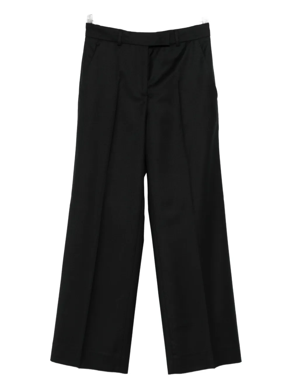 Quelledue Teodora Straight-leg Trousers In Black