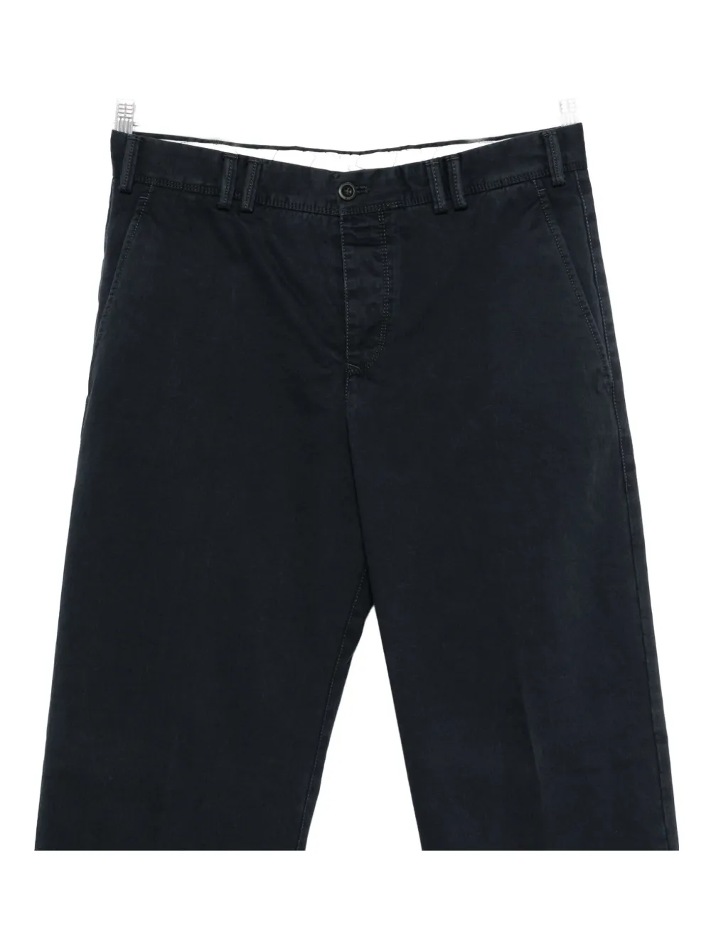 Pt Torino Coal Trousers In Blue