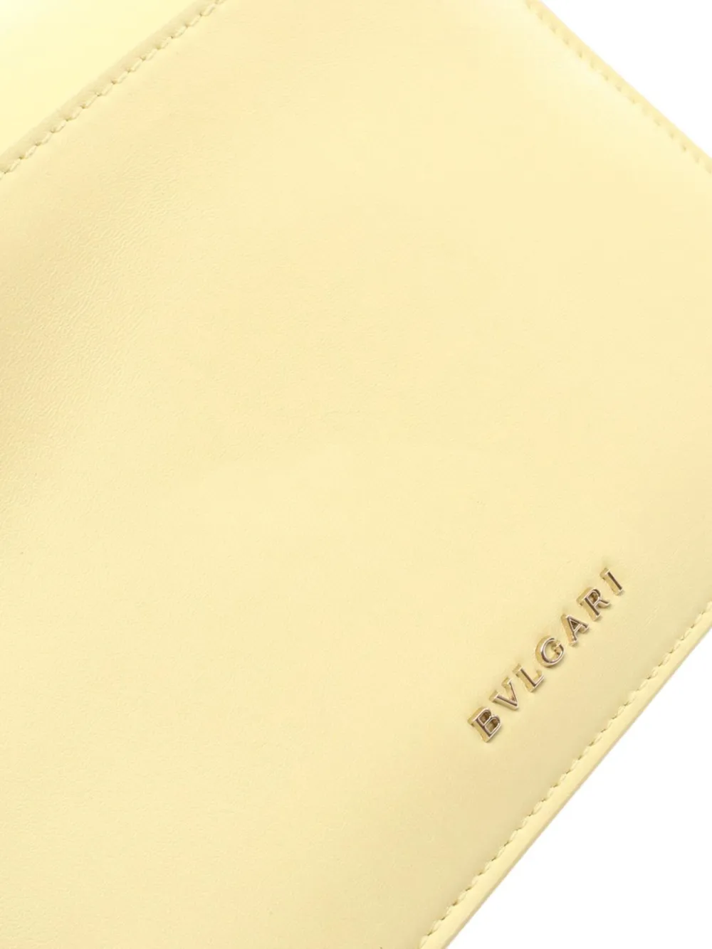 Pre-owned Bvlgari 2010-2025 Leather Serpenti Forever Maxi Chain Top Handle Bag Satchel In Yellow
