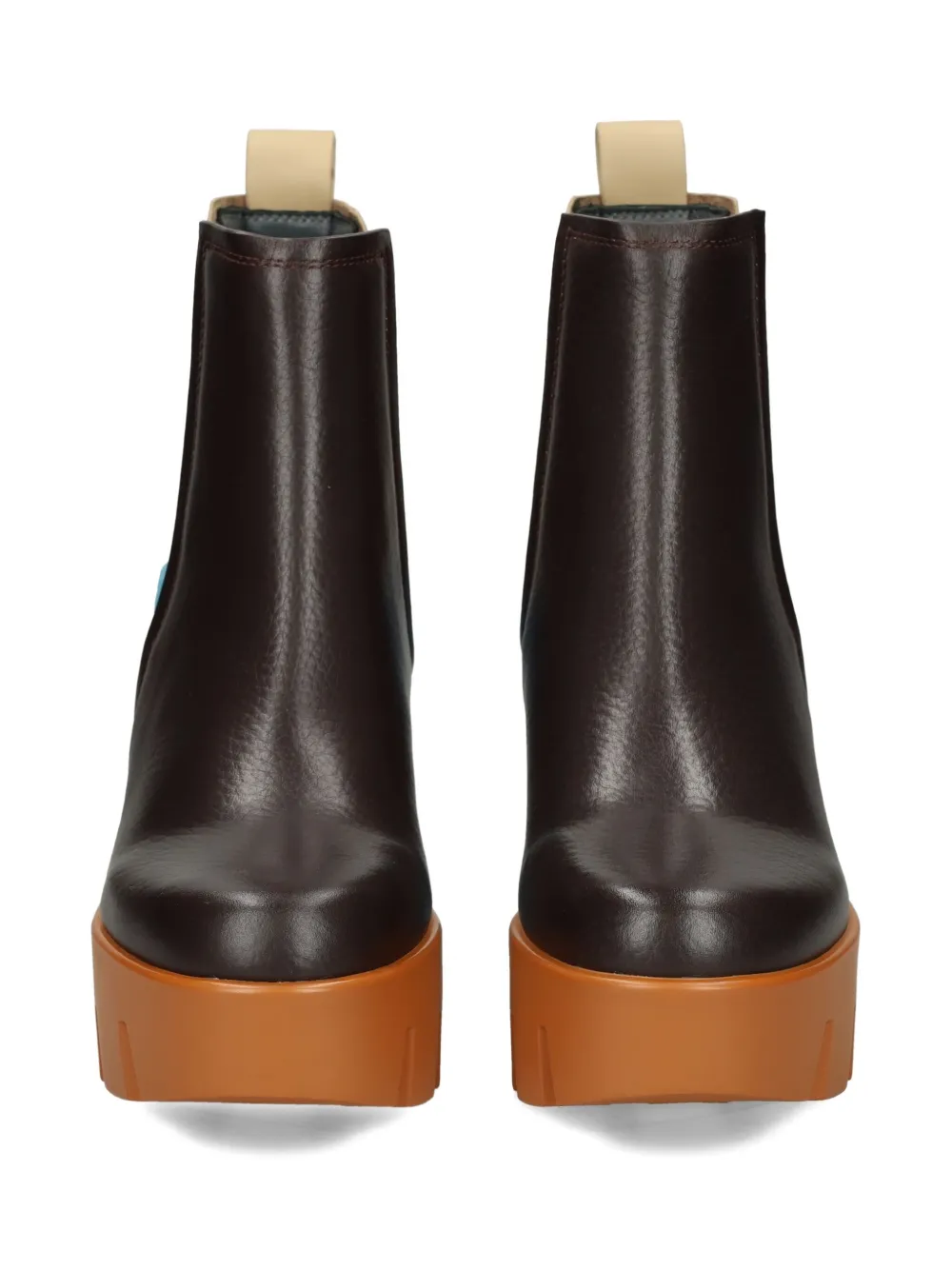 United Nude 110 mm leren Chelsea laarzen Bruin