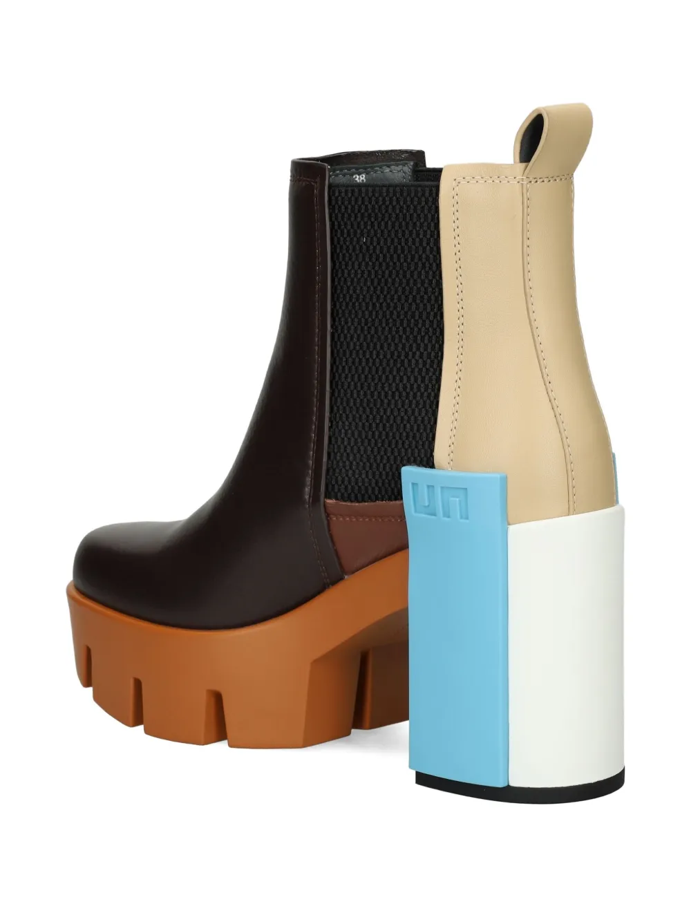 United Nude 110 mm leren Chelsea laarzen Bruin