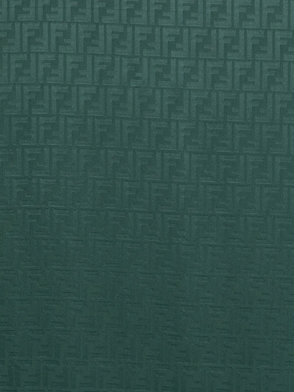 FENDI Sjaal met FF logo - Groen