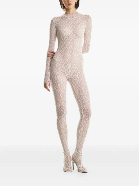 2310 STUDIO patterned long-sleeve jumpsuit