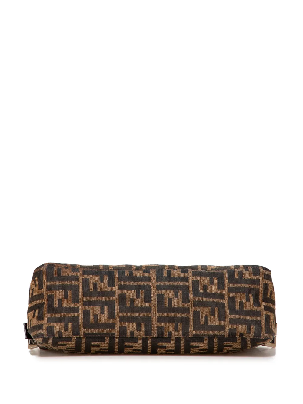 Pre-owned Fendi 20th Century Zucca Canvas Shoulder Bag In Brown