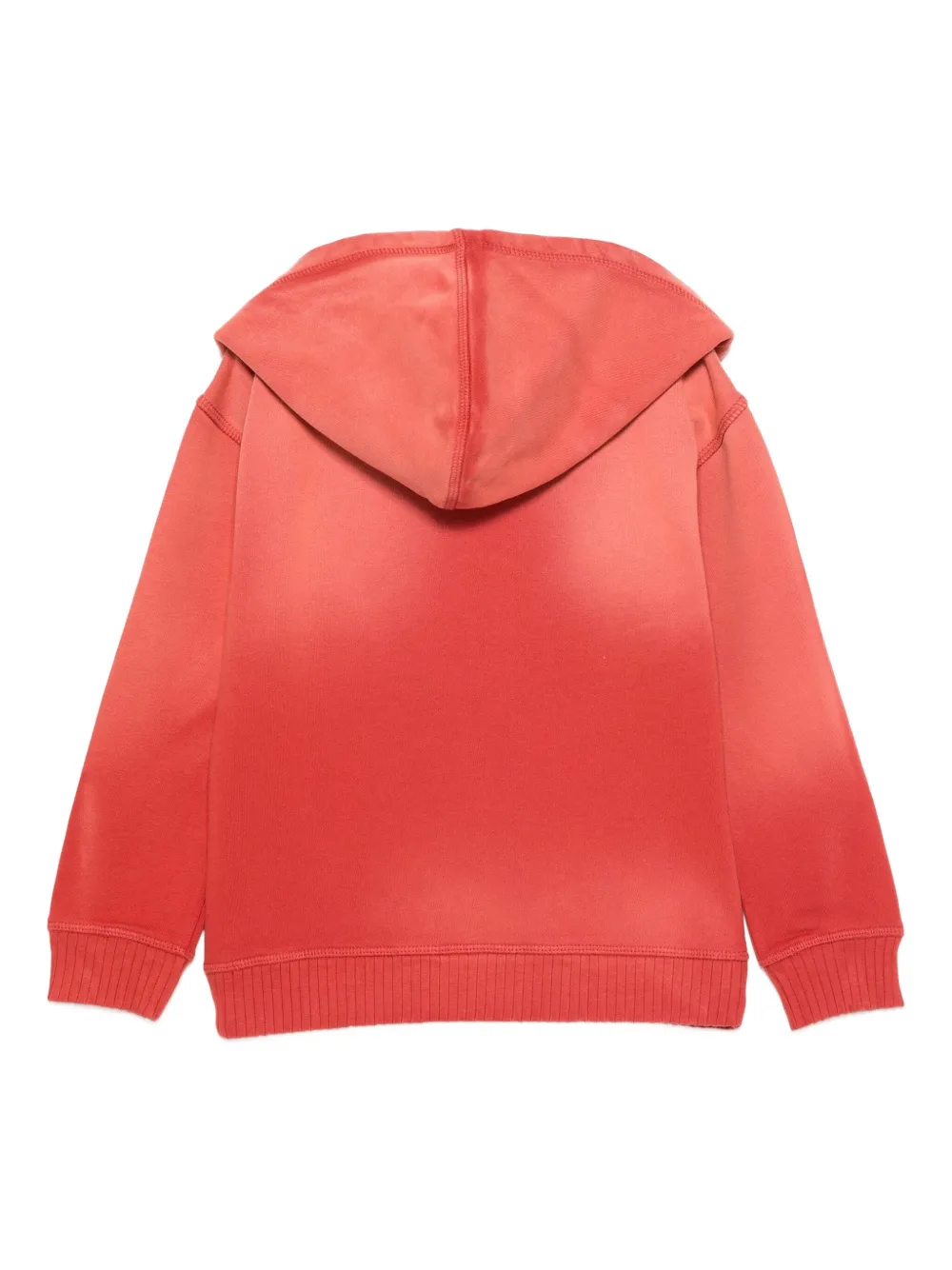 Scotch & Soda Logo-print Hoodie In Red
