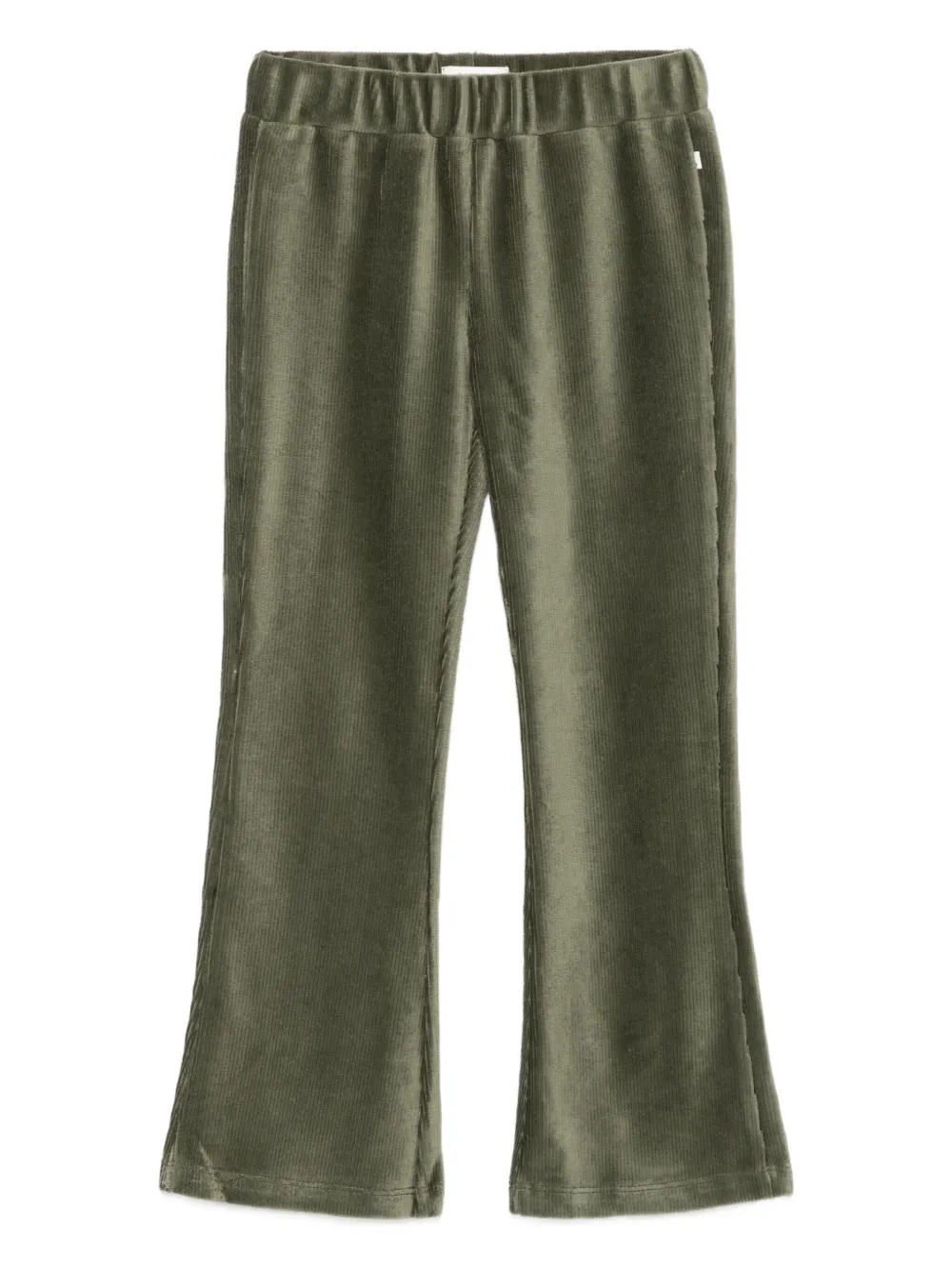 Scotch & Soda Kids' Corduroy Flared Trousers In Green