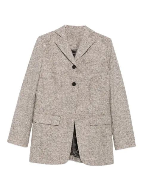 MARK KENLY DOMINO TAN notched-pocket jacket